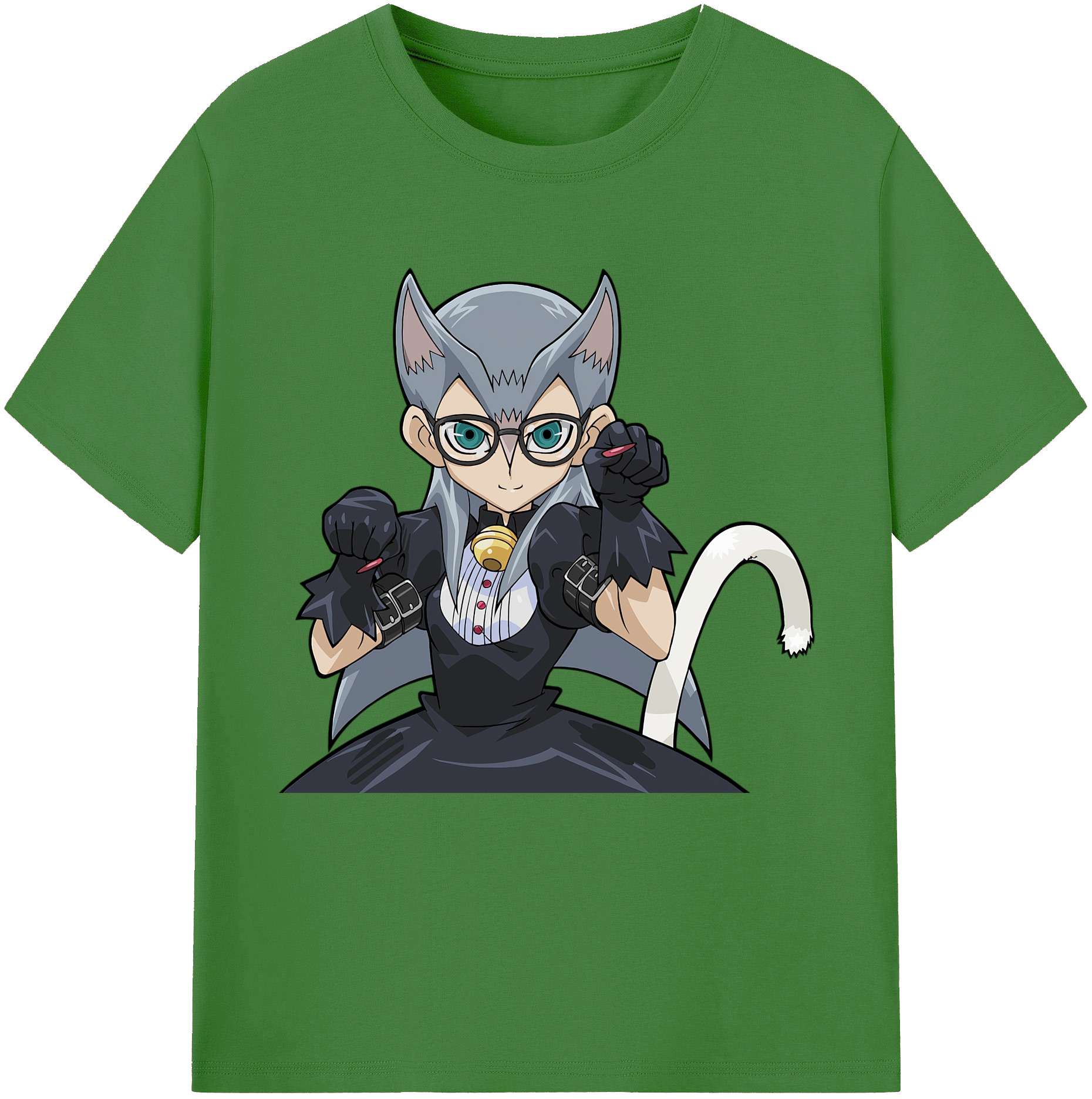 （画像用） 遊☆戯☆王 Yu-Gi-Oh! レディースカジュアルプリントTシャツ（綿100％）